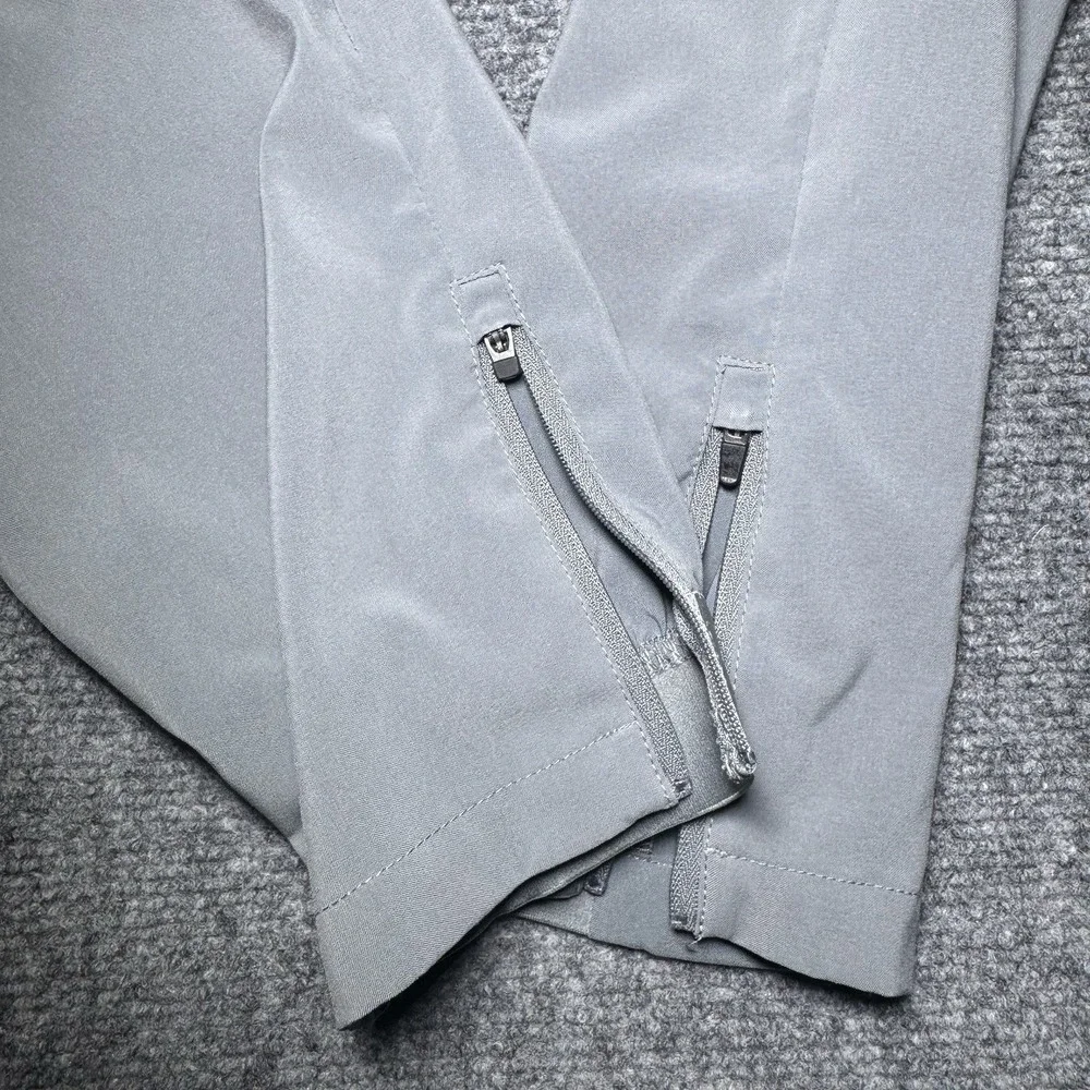 Primo Pants Men 31 Short Gray Golf Joggers Performance Stretch Ankle Zip 31x26